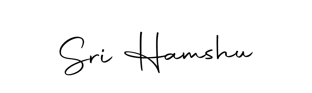 You should practise on your own different ways (Autography-DOLnW) to write your name (Sri Hamshu) in signature. don't let someone else do it for you. Sri Hamshu signature style 10 images and pictures png