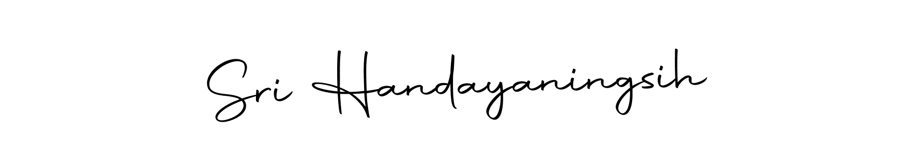 Make a short Sri Handayaningsih signature style. Manage your documents anywhere anytime using Autography-DOLnW. Create and add eSignatures, submit forms, share and send files easily. Sri Handayaningsih signature style 10 images and pictures png