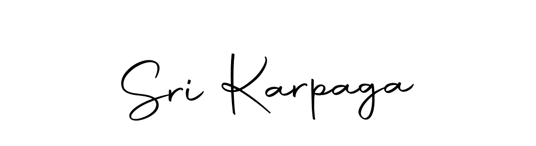 Design your own signature with our free online signature maker. With this signature software, you can create a handwritten (Autography-DOLnW) signature for name Sri Karpaga. Sri Karpaga signature style 10 images and pictures png