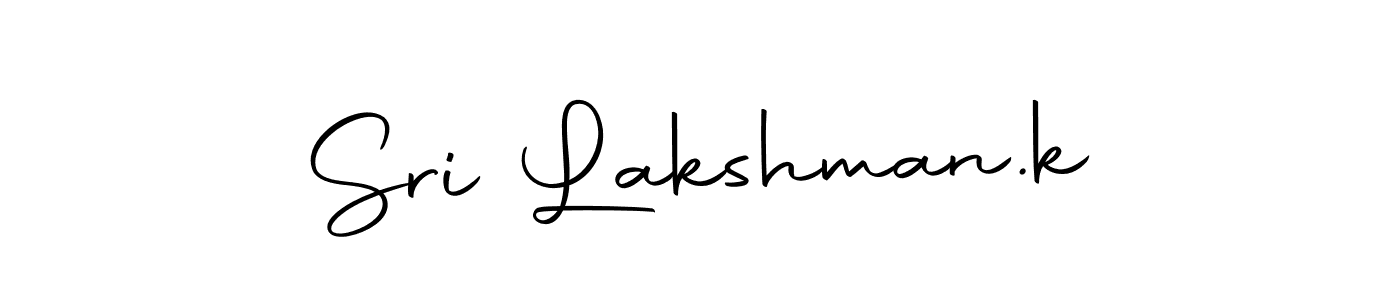 Design your own signature with our free online signature maker. With this signature software, you can create a handwritten (Autography-DOLnW) signature for name Sri Lakshman.k. Sri Lakshman.k signature style 10 images and pictures png