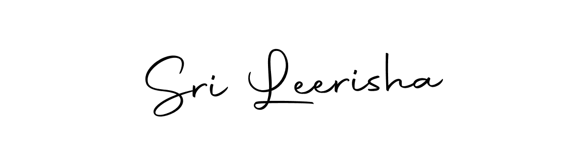 Use a signature maker to create a handwritten signature online. With this signature software, you can design (Autography-DOLnW) your own signature for name Sri Leerisha. Sri Leerisha signature style 10 images and pictures png