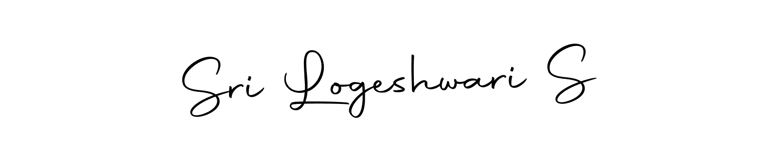 Use a signature maker to create a handwritten signature online. With this signature software, you can design (Autography-DOLnW) your own signature for name Sri Logeshwari S. Sri Logeshwari S signature style 10 images and pictures png