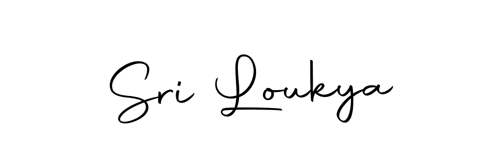 How to make Sri Loukya name signature. Use Autography-DOLnW style for creating short signs online. This is the latest handwritten sign. Sri Loukya signature style 10 images and pictures png