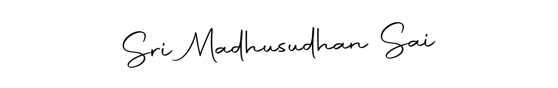 Design your own signature with our free online signature maker. With this signature software, you can create a handwritten (Autography-DOLnW) signature for name Sri Madhusudhan Sai. Sri Madhusudhan Sai signature style 10 images and pictures png
