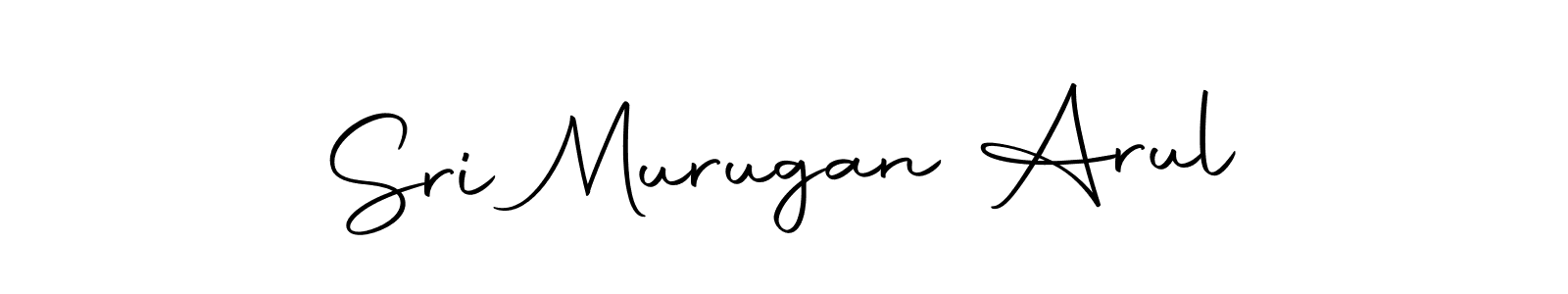 Create a beautiful signature design for name Sri Murugan Arul. With this signature (Autography-DOLnW) fonts, you can make a handwritten signature for free. Sri Murugan Arul signature style 10 images and pictures png