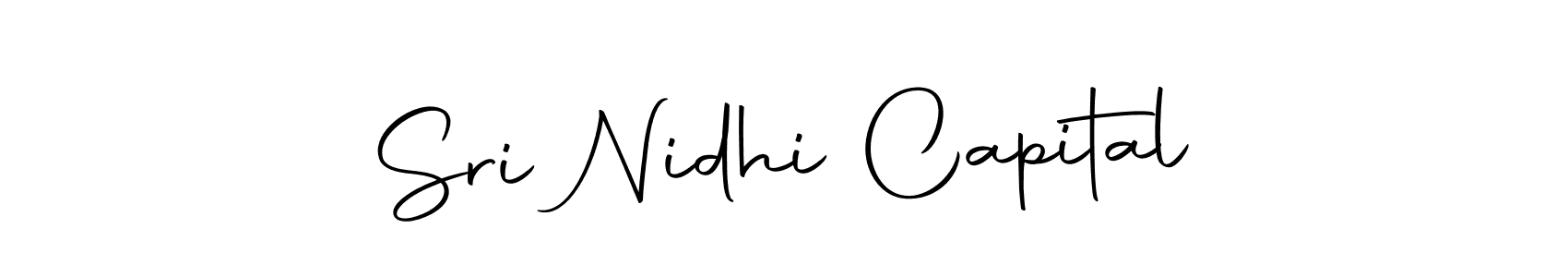 How to Draw Sri Nidhi Capital signature style? Autography-DOLnW is a latest design signature styles for name Sri Nidhi Capital. Sri Nidhi Capital signature style 10 images and pictures png