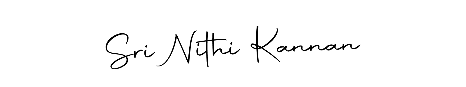 Create a beautiful signature design for name Sri Nithi Kannan. With this signature (Autography-DOLnW) fonts, you can make a handwritten signature for free. Sri Nithi Kannan signature style 10 images and pictures png