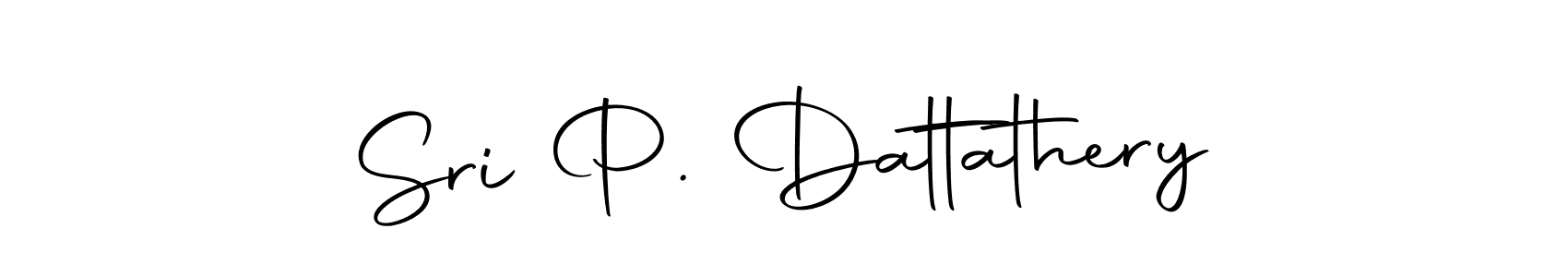 Use a signature maker to create a handwritten signature online. With this signature software, you can design (Autography-DOLnW) your own signature for name Sri P. Dattathery. Sri P. Dattathery signature style 10 images and pictures png