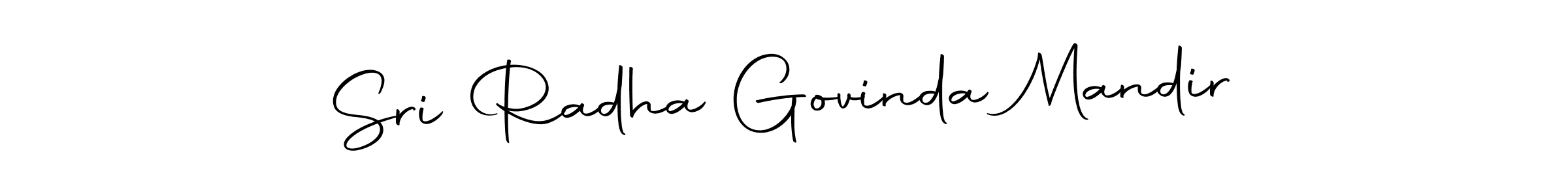 Use a signature maker to create a handwritten signature online. With this signature software, you can design (Autography-DOLnW) your own signature for name Sri Radha Govinda Mandir. Sri Radha Govinda Mandir signature style 10 images and pictures png