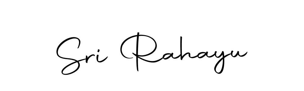 Use a signature maker to create a handwritten signature online. With this signature software, you can design (Autography-DOLnW) your own signature for name Sri Rahayu. Sri Rahayu signature style 10 images and pictures png