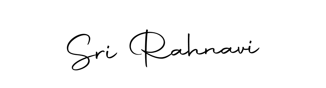 The best way (Autography-DOLnW) to make a short signature is to pick only two or three words in your name. The name Sri Rahnavi include a total of six letters. For converting this name. Sri Rahnavi signature style 10 images and pictures png