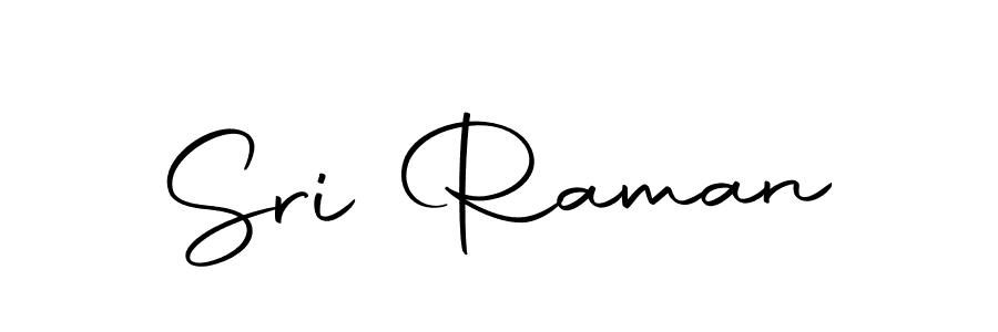 Create a beautiful signature design for name Sri Raman. With this signature (Autography-DOLnW) fonts, you can make a handwritten signature for free. Sri Raman signature style 10 images and pictures png