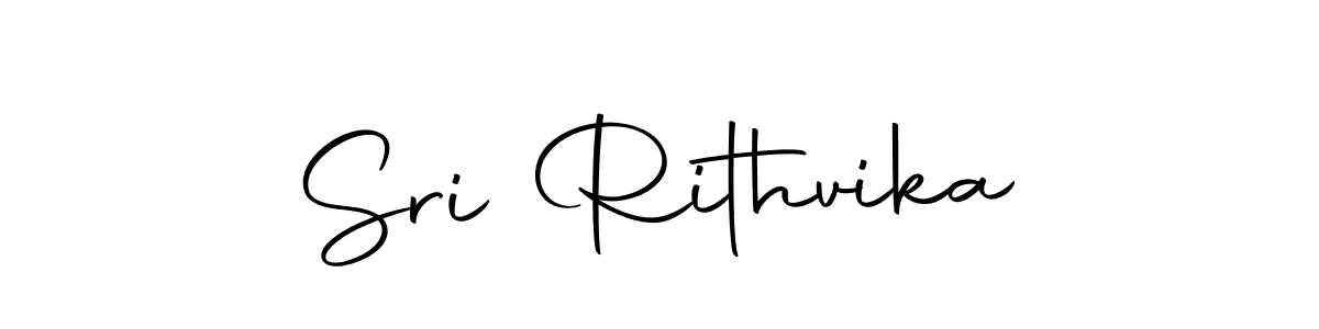 How to make Sri Rithvika name signature. Use Autography-DOLnW style for creating short signs online. This is the latest handwritten sign. Sri Rithvika signature style 10 images and pictures png