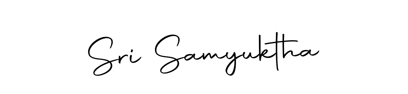 The best way (Autography-DOLnW) to make a short signature is to pick only two or three words in your name. The name Sri Samyuktha include a total of six letters. For converting this name. Sri Samyuktha signature style 10 images and pictures png