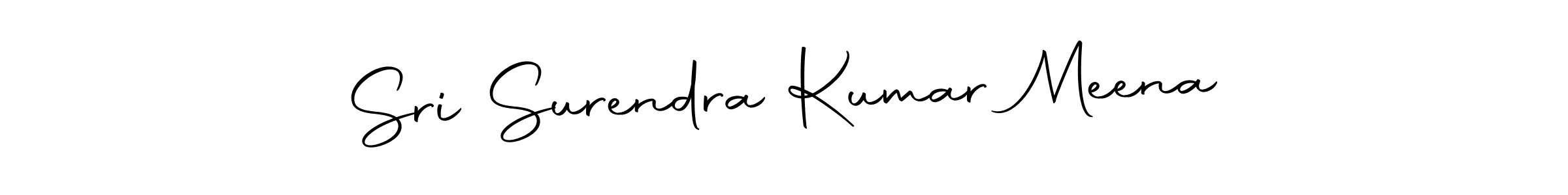 How to make Sri Surendra Kumar Meena name signature. Use Autography-DOLnW style for creating short signs online. This is the latest handwritten sign. Sri Surendra Kumar Meena signature style 10 images and pictures png