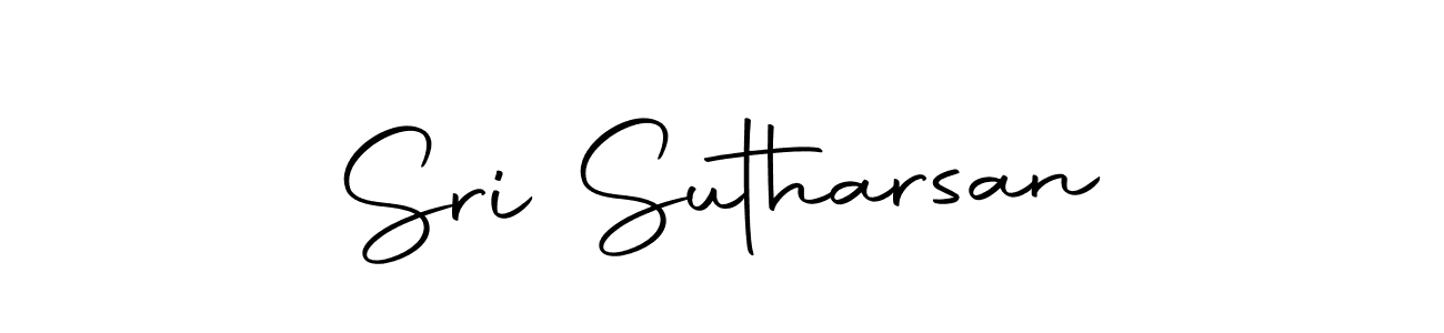 Use a signature maker to create a handwritten signature online. With this signature software, you can design (Autography-DOLnW) your own signature for name Sri Sutharsan. Sri Sutharsan signature style 10 images and pictures png