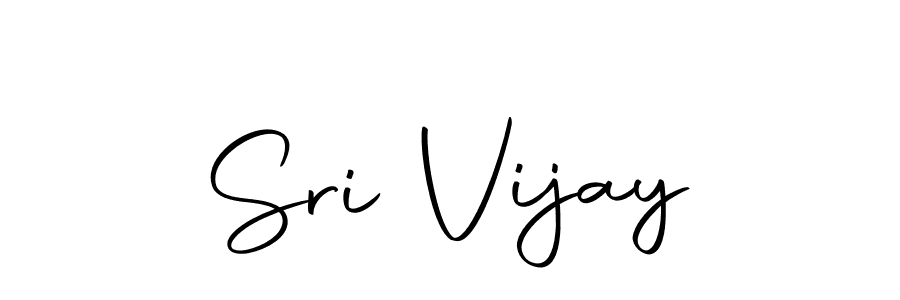 Use a signature maker to create a handwritten signature online. With this signature software, you can design (Autography-DOLnW) your own signature for name Sri Vijay. Sri Vijay signature style 10 images and pictures png