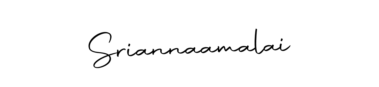 Make a beautiful signature design for name Sriannaamalai. With this signature (Autography-DOLnW) style, you can create a handwritten signature for free. Sriannaamalai signature style 10 images and pictures png