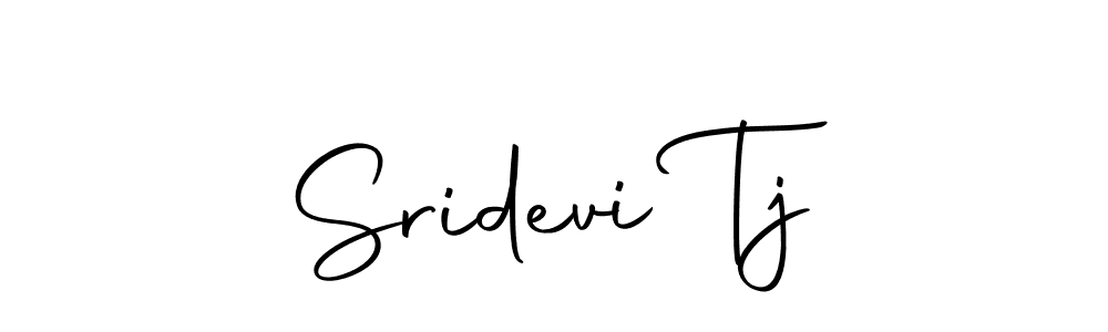 Design your own signature with our free online signature maker. With this signature software, you can create a handwritten (Autography-DOLnW) signature for name Sridevi Tj. Sridevi Tj signature style 10 images and pictures png