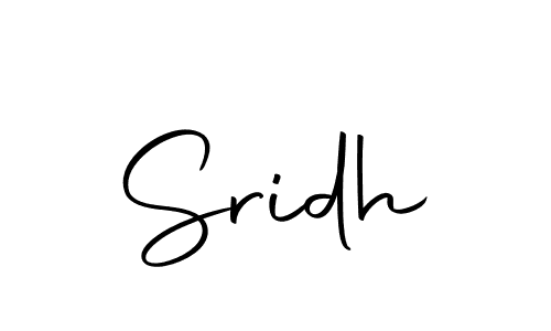 Design your own signature with our free online signature maker. With this signature software, you can create a handwritten (Autography-DOLnW) signature for name Sridh. Sridh signature style 10 images and pictures png