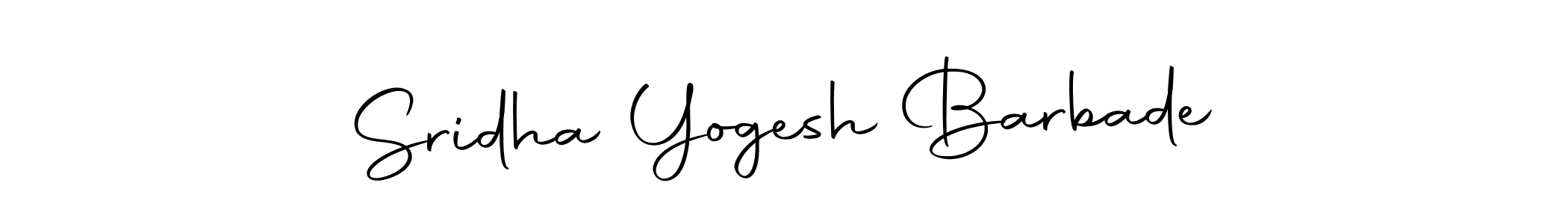 The best way (Autography-DOLnW) to make a short signature is to pick only two or three words in your name. The name Sridha Yogesh Barbade include a total of six letters. For converting this name. Sridha Yogesh Barbade signature style 10 images and pictures png