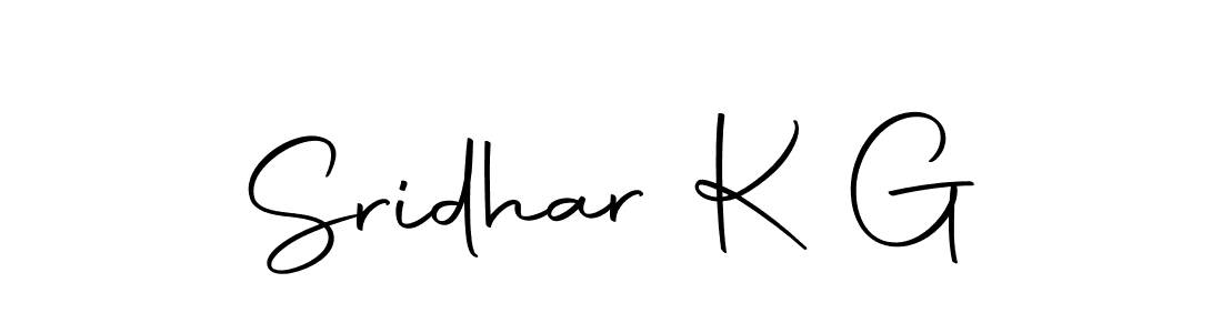 The best way (Autography-DOLnW) to make a short signature is to pick only two or three words in your name. The name Sridhar K G include a total of six letters. For converting this name. Sridhar K G signature style 10 images and pictures png