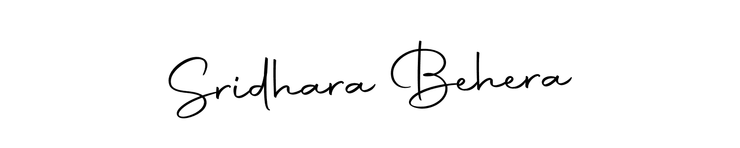 The best way (Autography-DOLnW) to make a short signature is to pick only two or three words in your name. The name Sridhara Behera include a total of six letters. For converting this name. Sridhara Behera signature style 10 images and pictures png