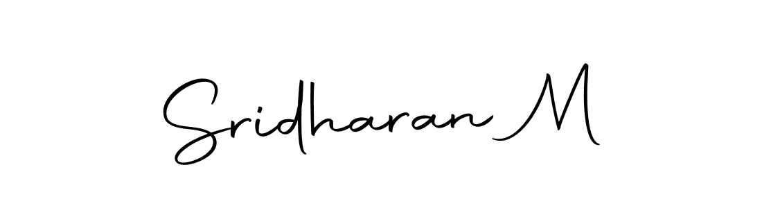 How to make Sridharan M signature? Autography-DOLnW is a professional autograph style. Create handwritten signature for Sridharan M name. Sridharan M signature style 10 images and pictures png