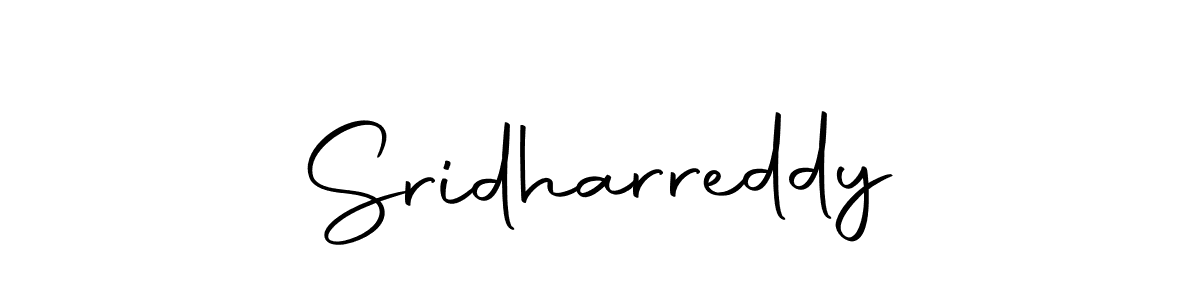 Design your own signature with our free online signature maker. With this signature software, you can create a handwritten (Autography-DOLnW) signature for name Sridharreddy. Sridharreddy signature style 10 images and pictures png