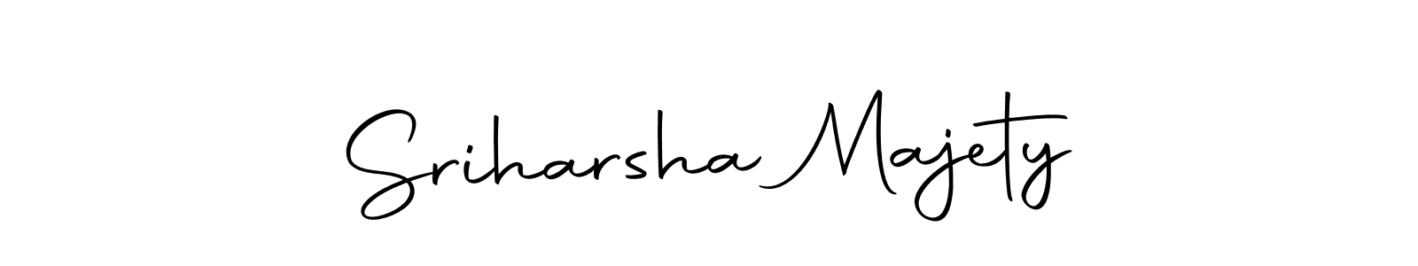 Create a beautiful signature design for name Sriharsha Majety. With this signature (Autography-DOLnW) fonts, you can make a handwritten signature for free. Sriharsha Majety signature style 10 images and pictures png