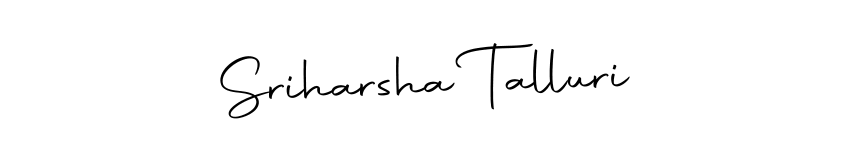 Make a short Sriharsha Talluri signature style. Manage your documents anywhere anytime using Autography-DOLnW. Create and add eSignatures, submit forms, share and send files easily. Sriharsha Talluri signature style 10 images and pictures png