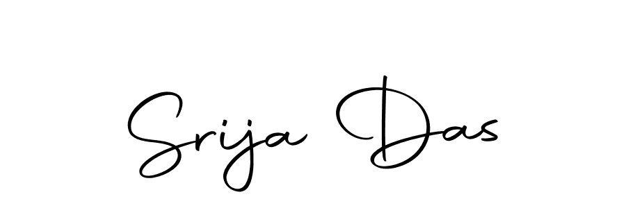 Create a beautiful signature design for name Srija Das. With this signature (Autography-DOLnW) fonts, you can make a handwritten signature for free. Srija Das signature style 10 images and pictures png