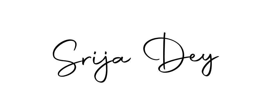 Also we have Srija Dey name is the best signature style. Create professional handwritten signature collection using Autography-DOLnW autograph style. Srija Dey signature style 10 images and pictures png