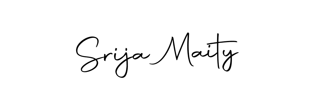 Make a beautiful signature design for name Srija Maity. With this signature (Autography-DOLnW) style, you can create a handwritten signature for free. Srija Maity signature style 10 images and pictures png