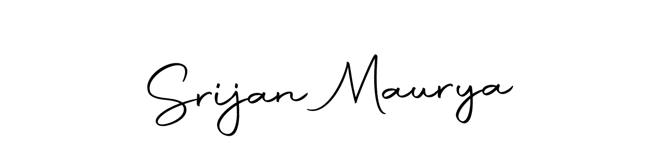 Make a beautiful signature design for name Srijan Maurya. Use this online signature maker to create a handwritten signature for free. Srijan Maurya signature style 10 images and pictures png