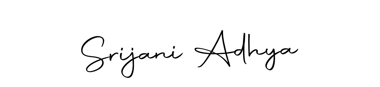 Also we have Srijani Adhya name is the best signature style. Create professional handwritten signature collection using Autography-DOLnW autograph style. Srijani Adhya signature style 10 images and pictures png