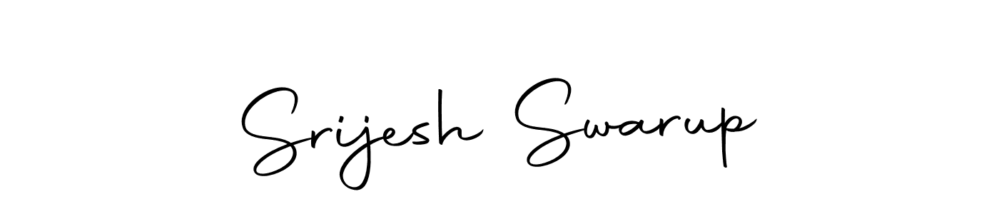 The best way (Autography-DOLnW) to make a short signature is to pick only two or three words in your name. The name Srijesh Swarup include a total of six letters. For converting this name. Srijesh Swarup signature style 10 images and pictures png