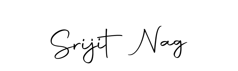 Make a beautiful signature design for name Srijit Nag. With this signature (Autography-DOLnW) style, you can create a handwritten signature for free. Srijit Nag signature style 10 images and pictures png