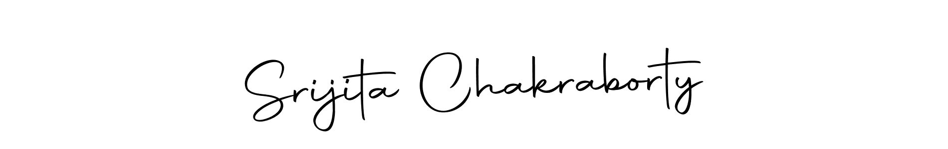 Srijita Chakraborty stylish signature style. Best Handwritten Sign (Autography-DOLnW) for my name. Handwritten Signature Collection Ideas for my name Srijita Chakraborty. Srijita Chakraborty signature style 10 images and pictures png