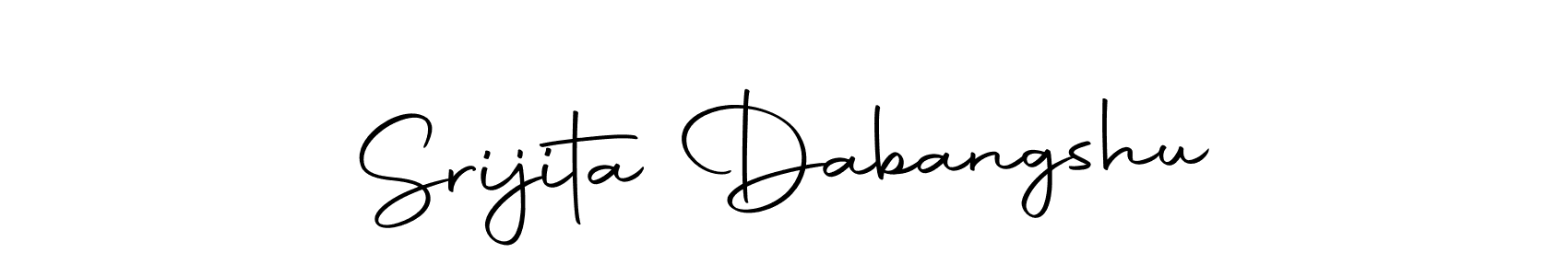 Once you've used our free online signature maker to create your best signature Autography-DOLnW style, it's time to enjoy all of the benefits that Srijita Dabangshu name signing documents. Srijita Dabangshu signature style 10 images and pictures png
