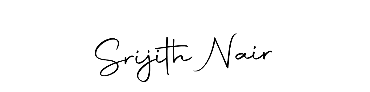 Make a beautiful signature design for name Srijith Nair. With this signature (Autography-DOLnW) style, you can create a handwritten signature for free. Srijith Nair signature style 10 images and pictures png