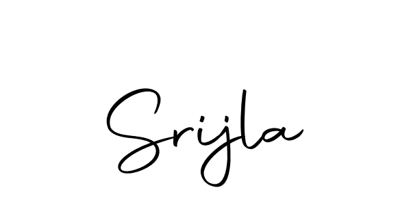 Srijla stylish signature style. Best Handwritten Sign (Autography-DOLnW) for my name. Handwritten Signature Collection Ideas for my name Srijla. Srijla signature style 10 images and pictures png