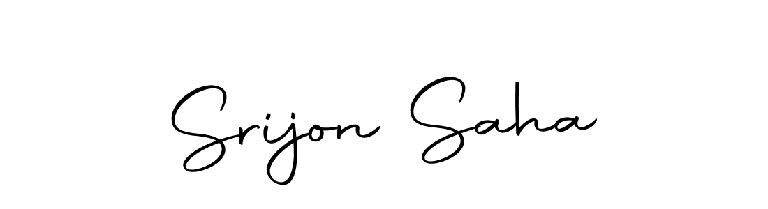 Once you've used our free online signature maker to create your best signature Autography-DOLnW style, it's time to enjoy all of the benefits that Srijon Saha name signing documents. Srijon Saha signature style 10 images and pictures png