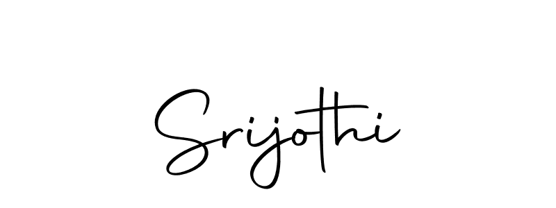 Make a beautiful signature design for name Srijothi. With this signature (Autography-DOLnW) style, you can create a handwritten signature for free. Srijothi signature style 10 images and pictures png