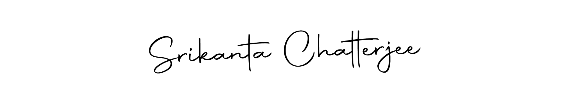 How to make Srikanta Chatterjee name signature. Use Autography-DOLnW style for creating short signs online. This is the latest handwritten sign. Srikanta Chatterjee signature style 10 images and pictures png