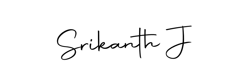 Use a signature maker to create a handwritten signature online. With this signature software, you can design (Autography-DOLnW) your own signature for name Srikanth J. Srikanth J signature style 10 images and pictures png