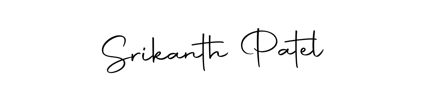 Use a signature maker to create a handwritten signature online. With this signature software, you can design (Autography-DOLnW) your own signature for name Srikanth Patel. Srikanth Patel signature style 10 images and pictures png