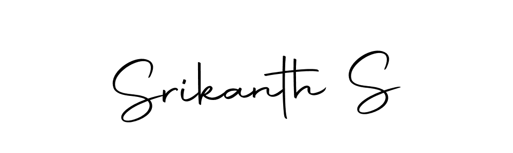 The best way (Autography-DOLnW) to make a short signature is to pick only two or three words in your name. The name Srikanth S include a total of six letters. For converting this name. Srikanth S signature style 10 images and pictures png