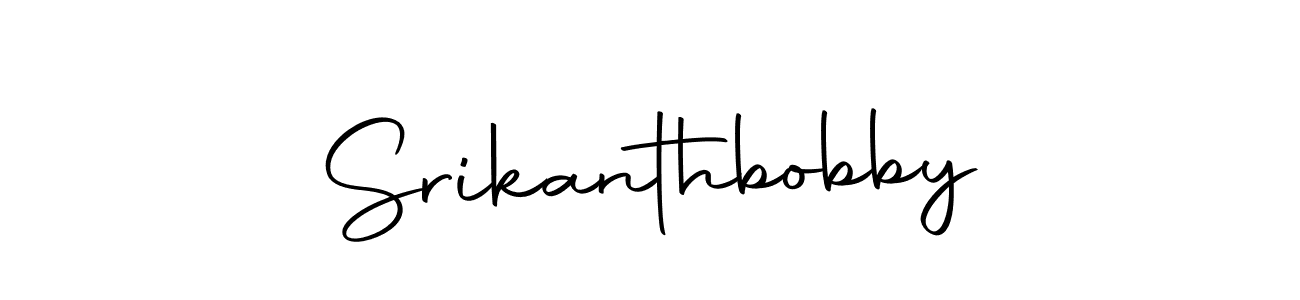 Make a short Srikanthbobby signature style. Manage your documents anywhere anytime using Autography-DOLnW. Create and add eSignatures, submit forms, share and send files easily. Srikanthbobby signature style 10 images and pictures png