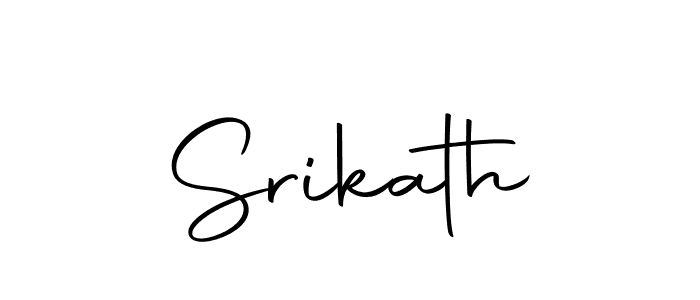 The best way (Autography-DOLnW) to make a short signature is to pick only two or three words in your name. The name Srikath include a total of six letters. For converting this name. Srikath signature style 10 images and pictures png